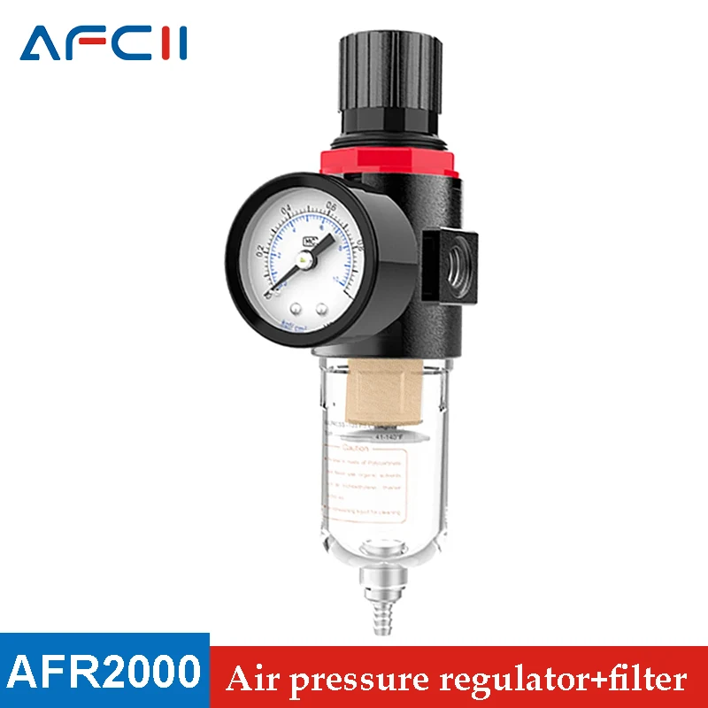 AFR2000 Pneumatic Compressor Air Filter Treatment Unit Pressure Regulator Valve Oil Water filter AFR2000 pressure reducing valve