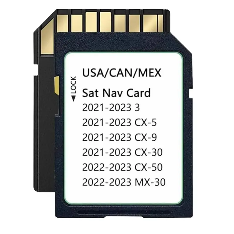 For 2021-2023 For 3/CX5/CX9 Car GPS Navigation System Upgraded TD2K66EZ1B Navigation SD Card For USA/CAN MEX Map