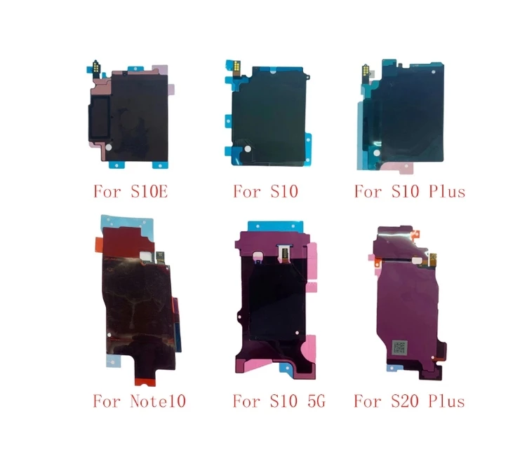 10Pcs Wireless Charger Chip NFC Module Antenna Flex Cable For Samsung S8 S9 S9 Plus S10E S10 Plus S20 Note 8 9 Note 10 Plus