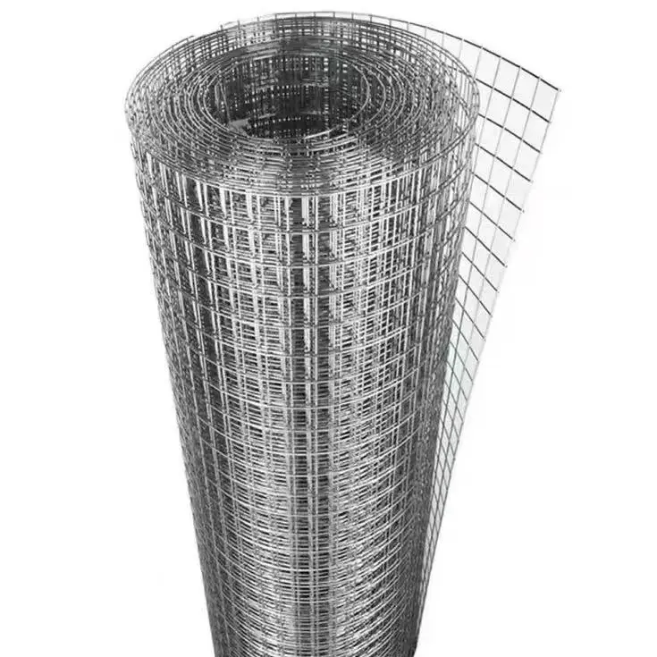 

1/2"x1/2" 304 Square Hole Galvanized Welded Wire Mesh Poultry Netting with Cutting Service Animal Fencing Cage Wire