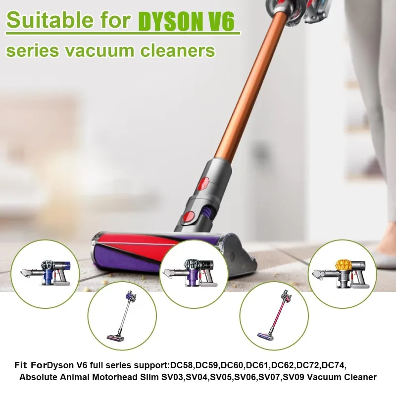 Battery Adapter for Ryobi 18V Batteries Converted To for Dyson V6 Animal Absolute Motorhead Slim SV03-SV07 SV09 DC58-DC74 Models