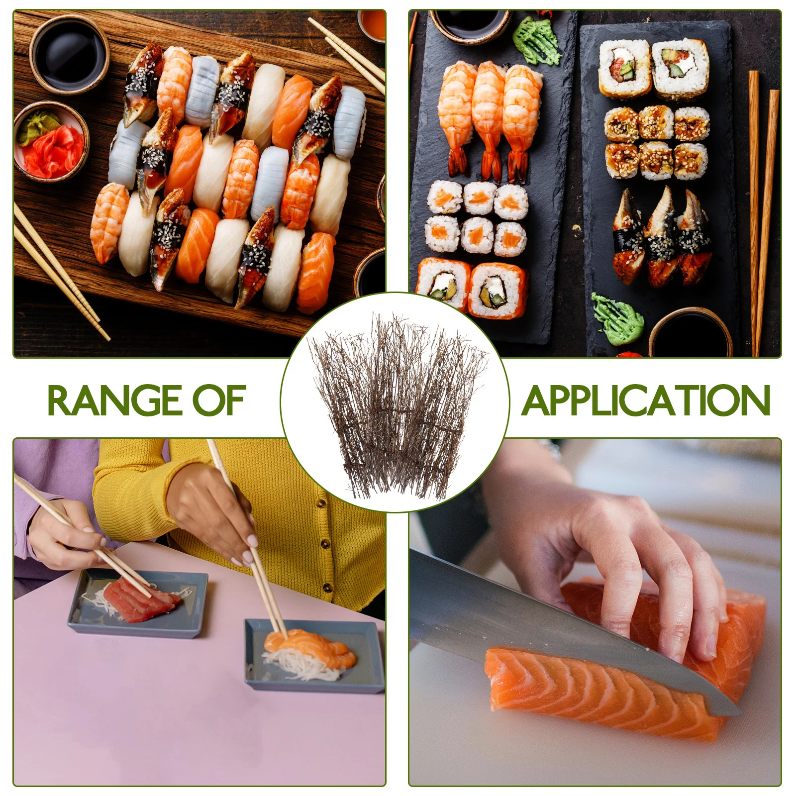 

3pcs Bamboo Sushi Tray Arrangement Japanese Food Photography Decor Sashimi Plate Serving Vintage Kitchen Stylish Practical