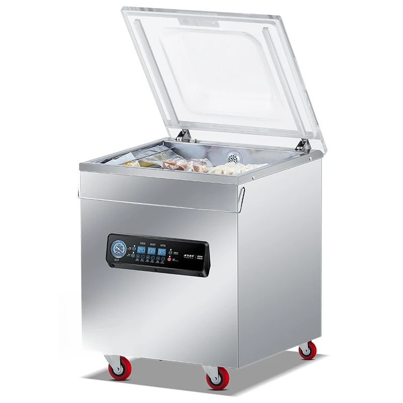 

Food packaging machine, cooked food, meat, seafood, fully automatic large-scale commercial vacuum machine