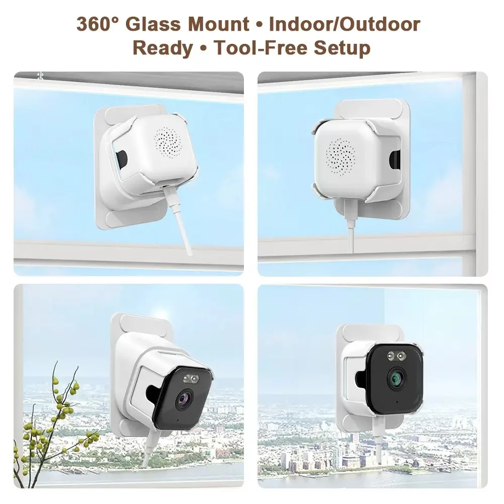 2K Window Camera 5GHz WiFi Indoor Cameras For Home Security Color Night Vision Motion Detection 24/7 Recording Quick Install