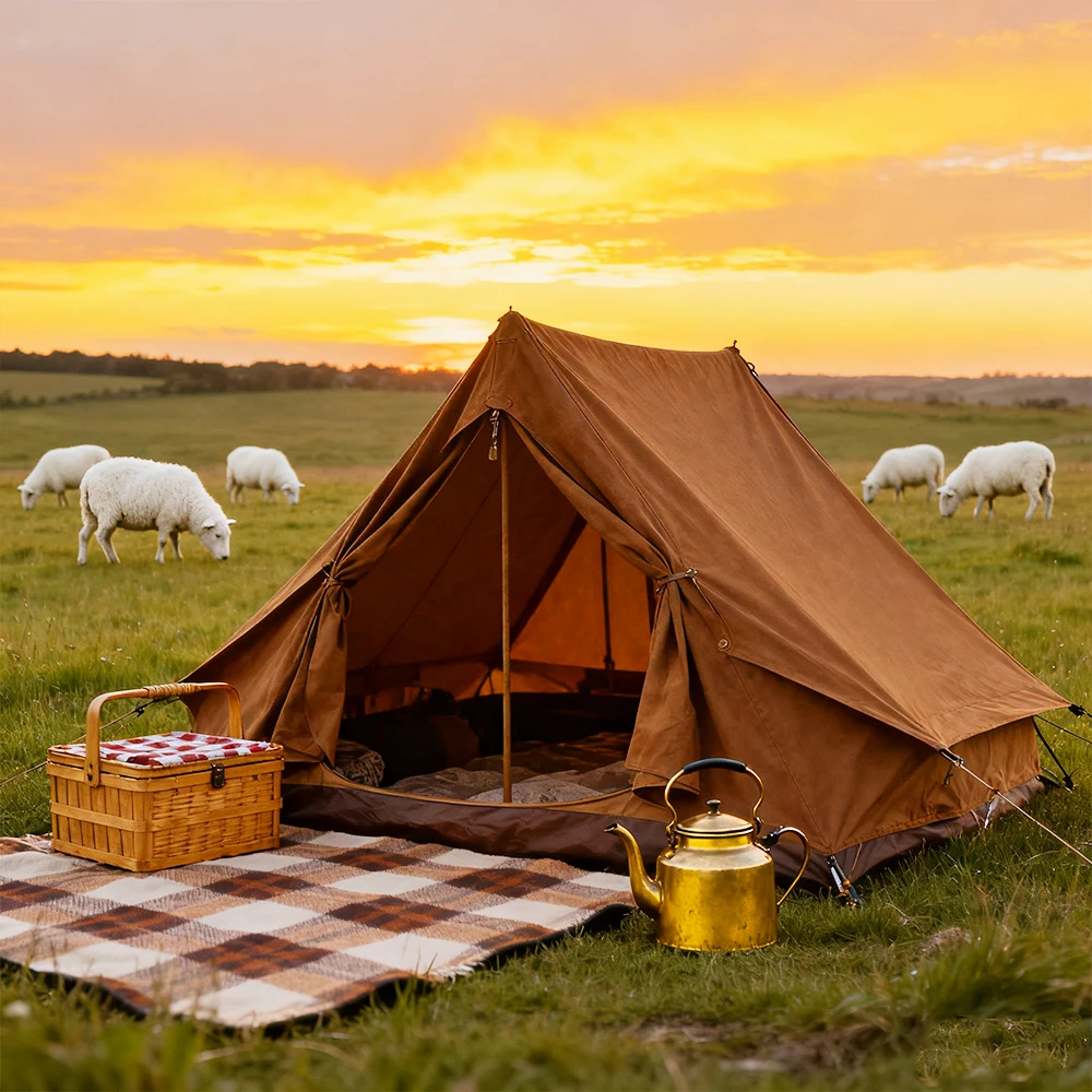 

STLF High Quality Four-season Hard Shell Folding Tent Quick Auto-Open Design Easy Carry Rainproof A-Frame Camping Beach Use