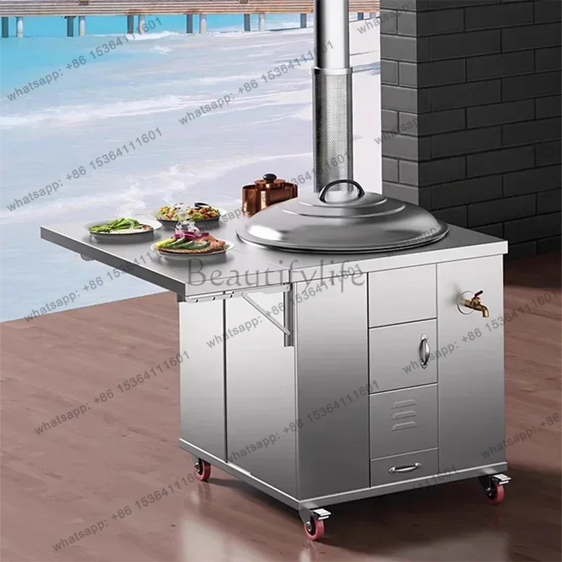 LSFirewood Stoves Patio Heaters Cooking Stoves Nordic with Ovens Rural Villa Cooking Stoves Home & Garden Värmeförsörjning FYPH