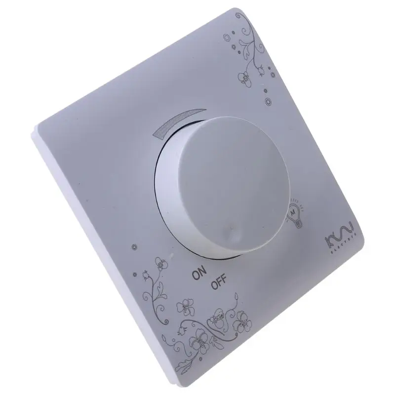 Y1UB Luxury Wall Dimmer White Brief Art Weave Light 110~250V