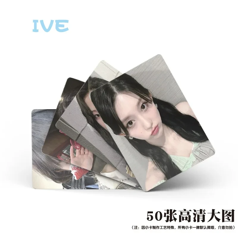 Imagem -05 - Idol Album Series Impresso Photocards Yujin Gaeul Wonyoung Cartão Liz Rei Leeseo Lomo Presentes Fãs Coleção Novo 50 Pcs por Conjunto