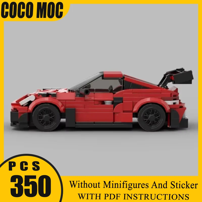 

City Supercar Model Speed Champion GT3 RS Gifts Christmas Moc Building Bricks Toys DIY Technology Modular Blocks Sets Assembly