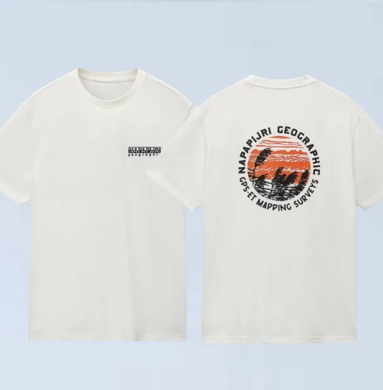 

Napapijri High-quality Trendy Brand Men's Short-sleeved Summer New Round Neck Comfortable Casual Short-sleeved T-shirt Top