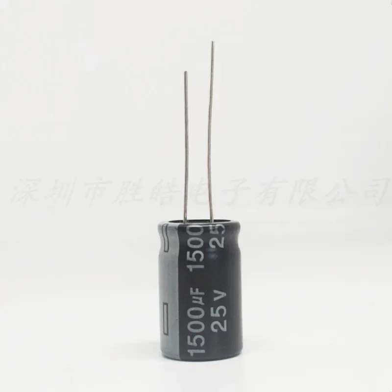 (1-50PCS)  25V1500UF  Volume:12.5x25mm  Aluminum Electrolytic Capacitors  25V1500UF  High Quality