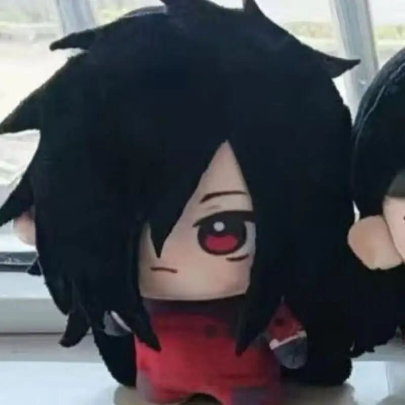 Japanese Anime Naruto Cartoon Version Mini Palm Plush Filling Doll Transparent Backpack Cute Decoration Friend's Birthdays Gifts