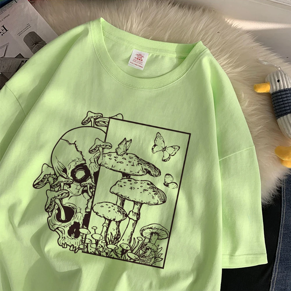 Skeleton And Mushroom Scenery  - Summer Clothing Essentials Women 评论和价格