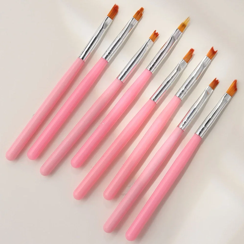 الاكريليك اللوحة التفاصيل مسمار الفن فرش مجموعة خط الرسم نحت زهرة مسمار مجموعة أقلام خشبية أدوات مانيكير اللوازم المهنية