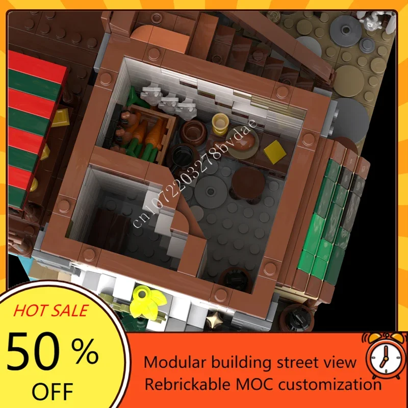 3137ピース MOC 中世の城 パズルモデル ベアロードの城 クリスマス DIY組み立てセット おもちゃ 誕生日 子供 ホリデーギフト