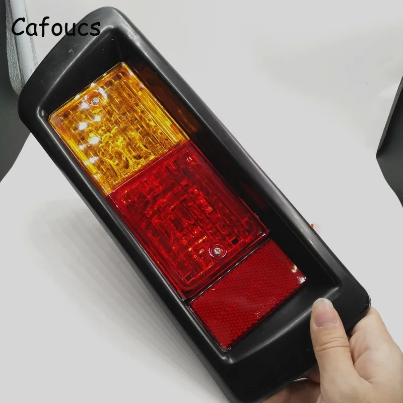 Cafoucs Tail Reflector Warning Lamp Rear Bumper Fog Light For Toyota Land Cruiser Prado LC90 3400 FJ90 FJ95 2700 1996 - 2002