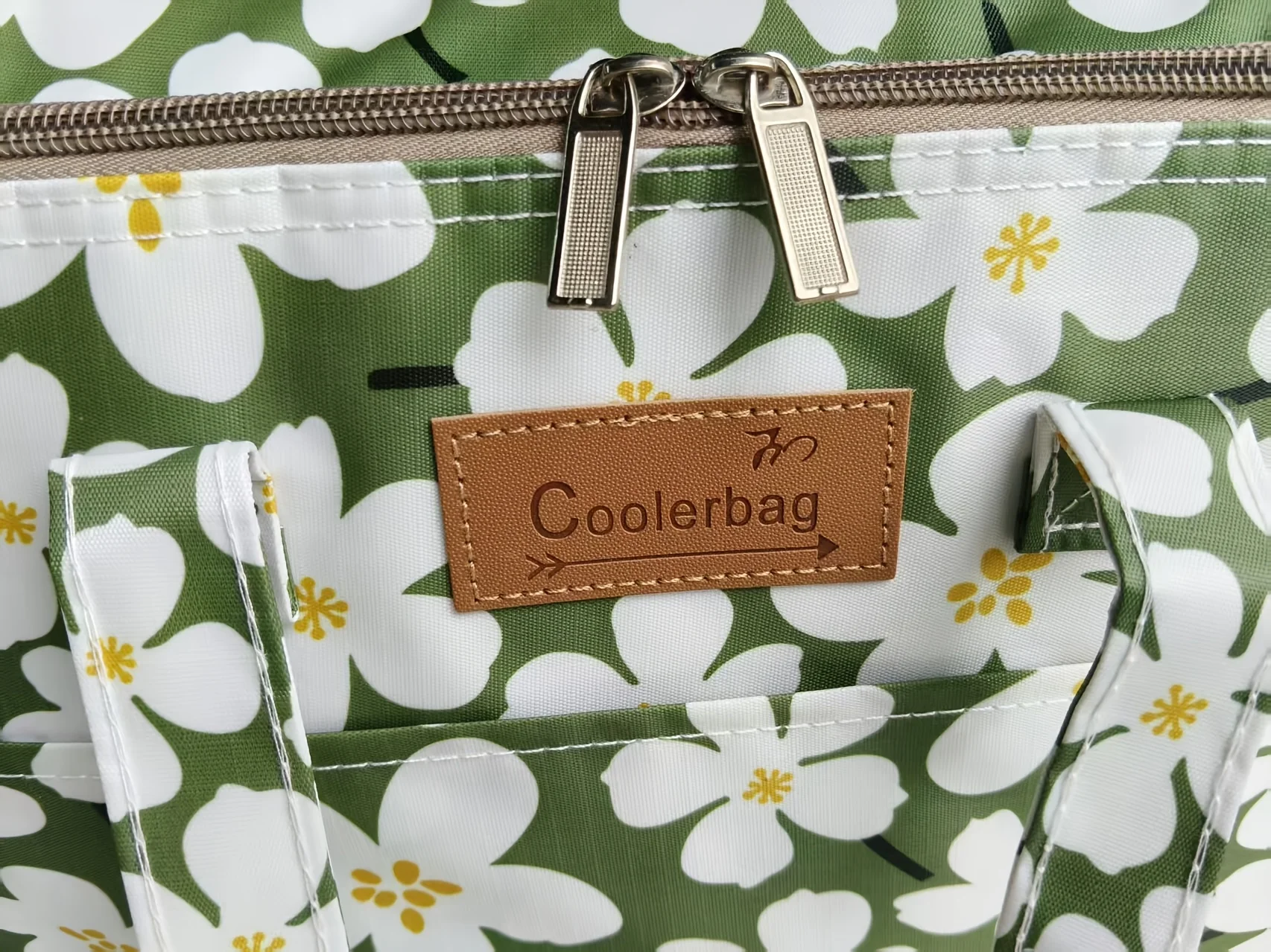 Tragbare Outdoor-Isoliertasche aus Bedrucktem Oxford-Stoff mit Vier Taschen, Große Kapazität Thermische Tragetasche Multifunktionale Aufbewahrungstasche – Detail 5
