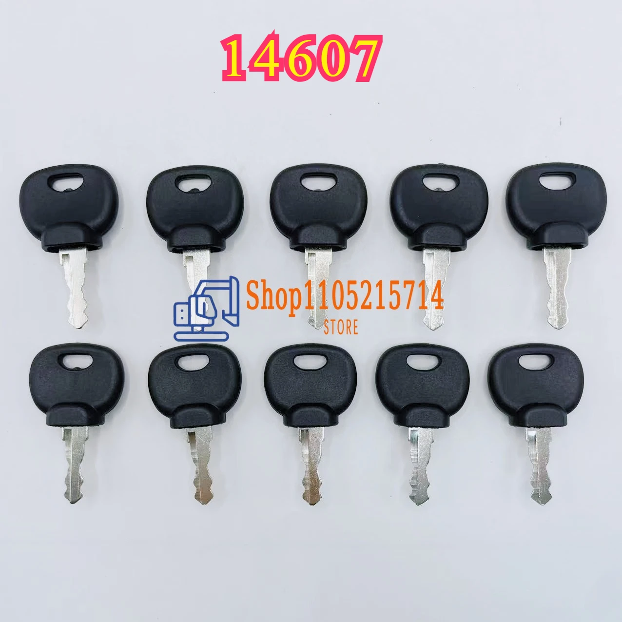 1/2/5/10PCS 14607 Ignition Key BOMAG Hatz Manitou SP Excavator Heavy Equipment Ignition Switch Door Lock