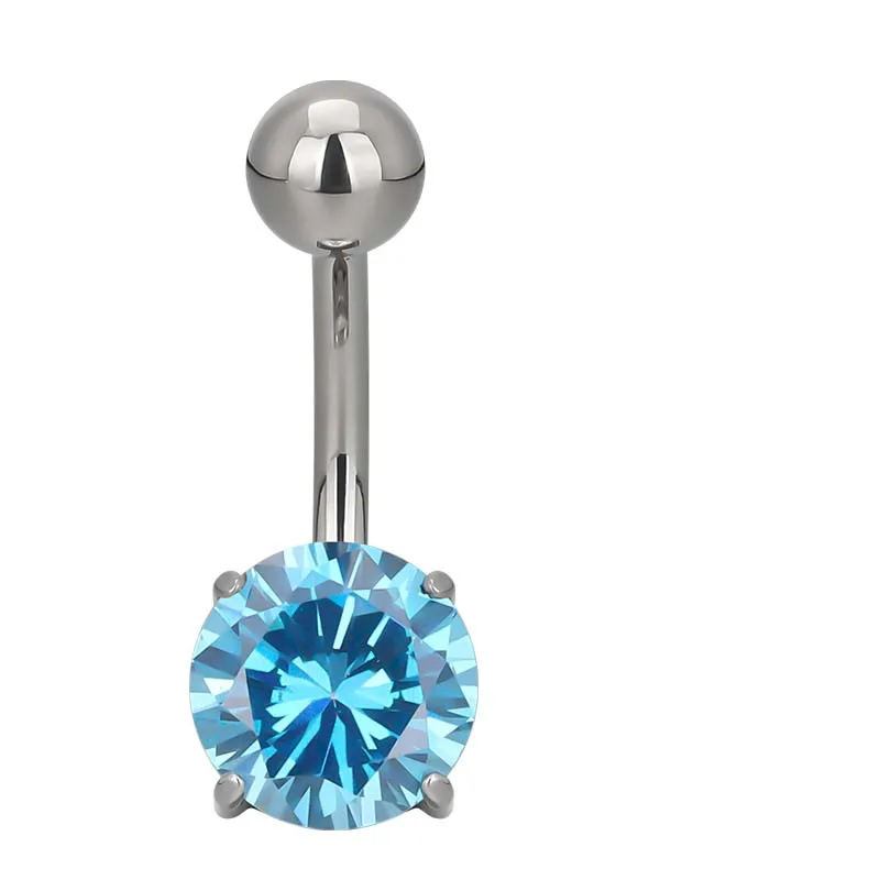 ASTM F136 Titanium Chain Belly Button Navel Ring