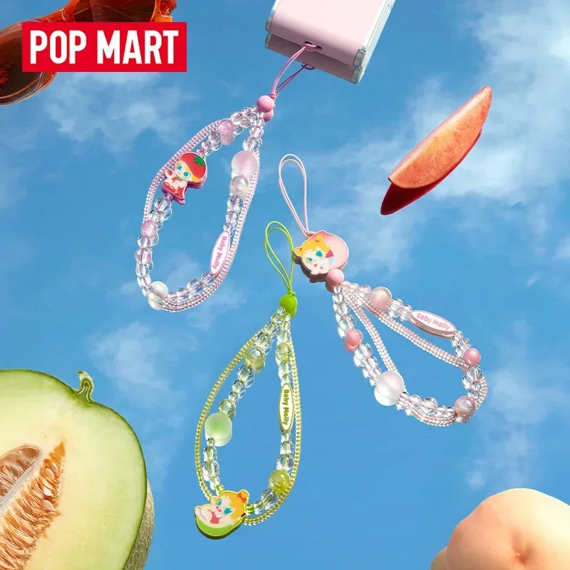 

POP MART Baby Molly Fruit Adds Ароматная серия Цепочка для мобильного телефона Слепая коробка Mystery Box Guess Bag Toys Кукла Симпатичная аниме-фигурка
