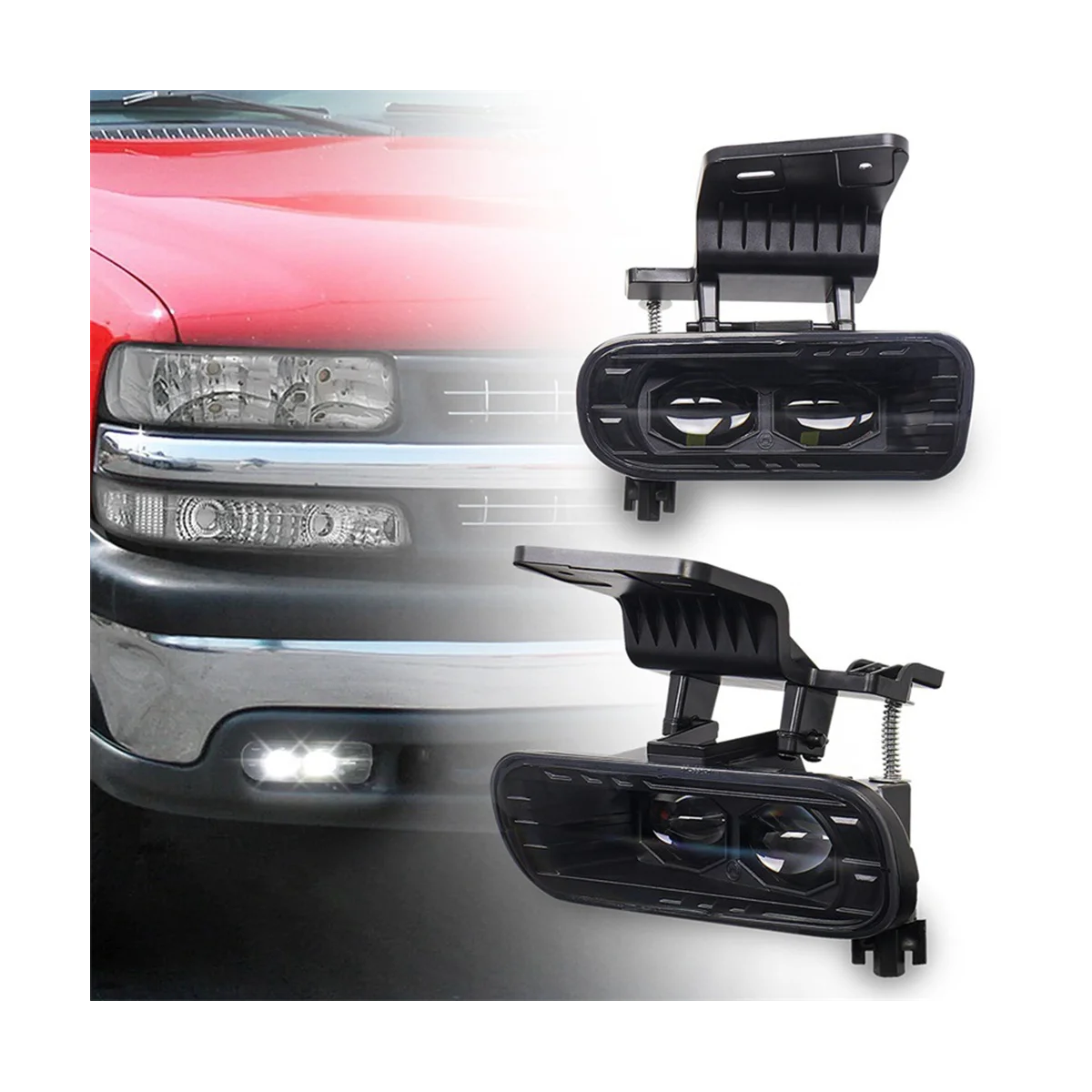 For Chevrolet Silverado 99-02 for Chevy Suburban Tahoe 00-06 Conversion Headlights Special LED Front Fog Lights