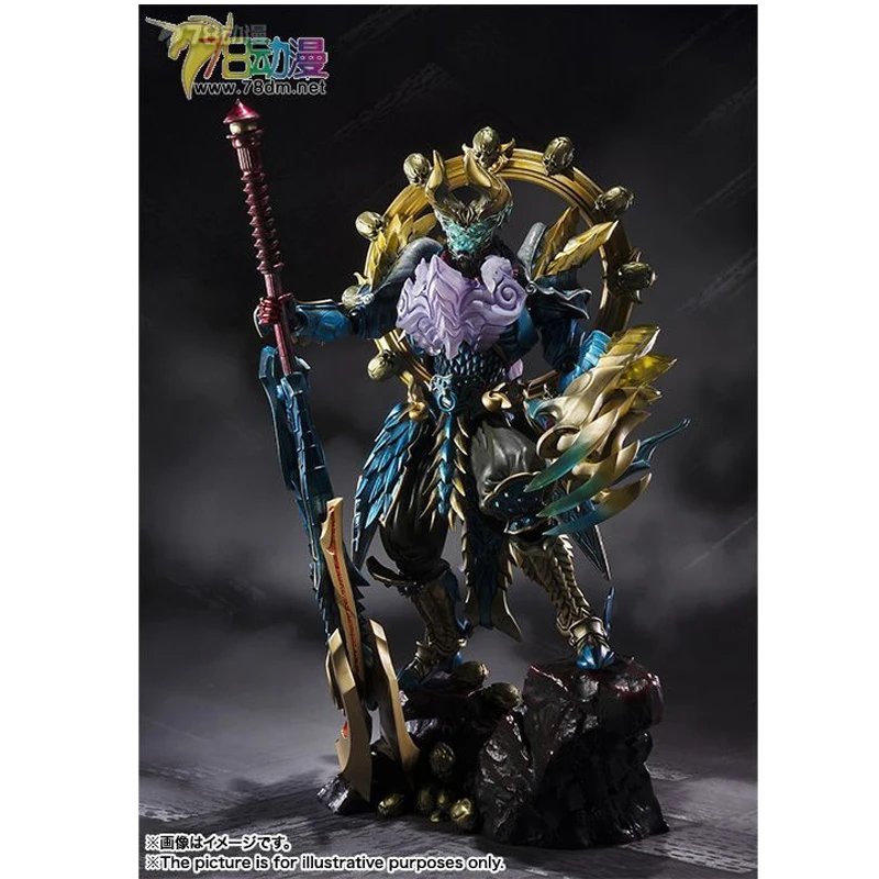 バンダイ純正オリジナル SHF ソウルミックスシリーズ デーモンアウェイクニング サンダーウルフドラゴン ジノクトレ アクションフィギュアおもちゃギフト在庫あり