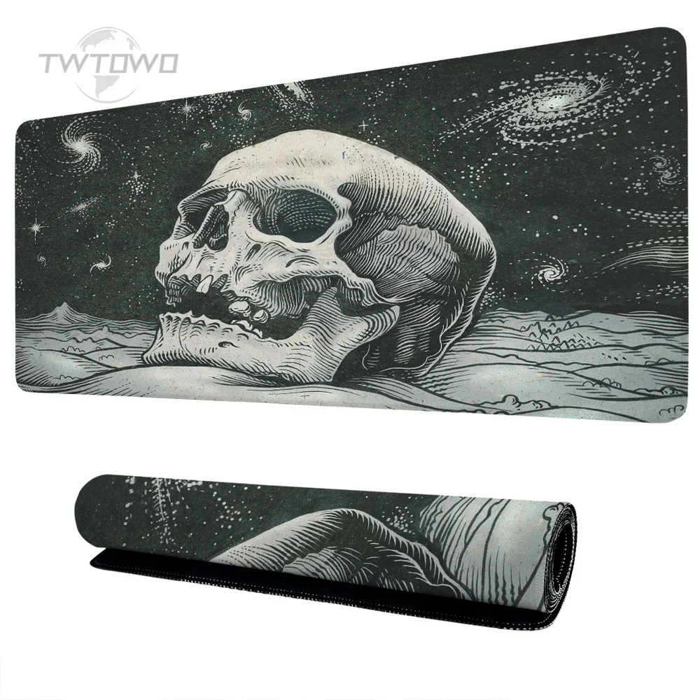 Mouse Pad Gamer Gothic Skeleton Art XL Custom Home Computer Mousepad XXL Mouse Mat Carpet Office Desktop Mouse Pad