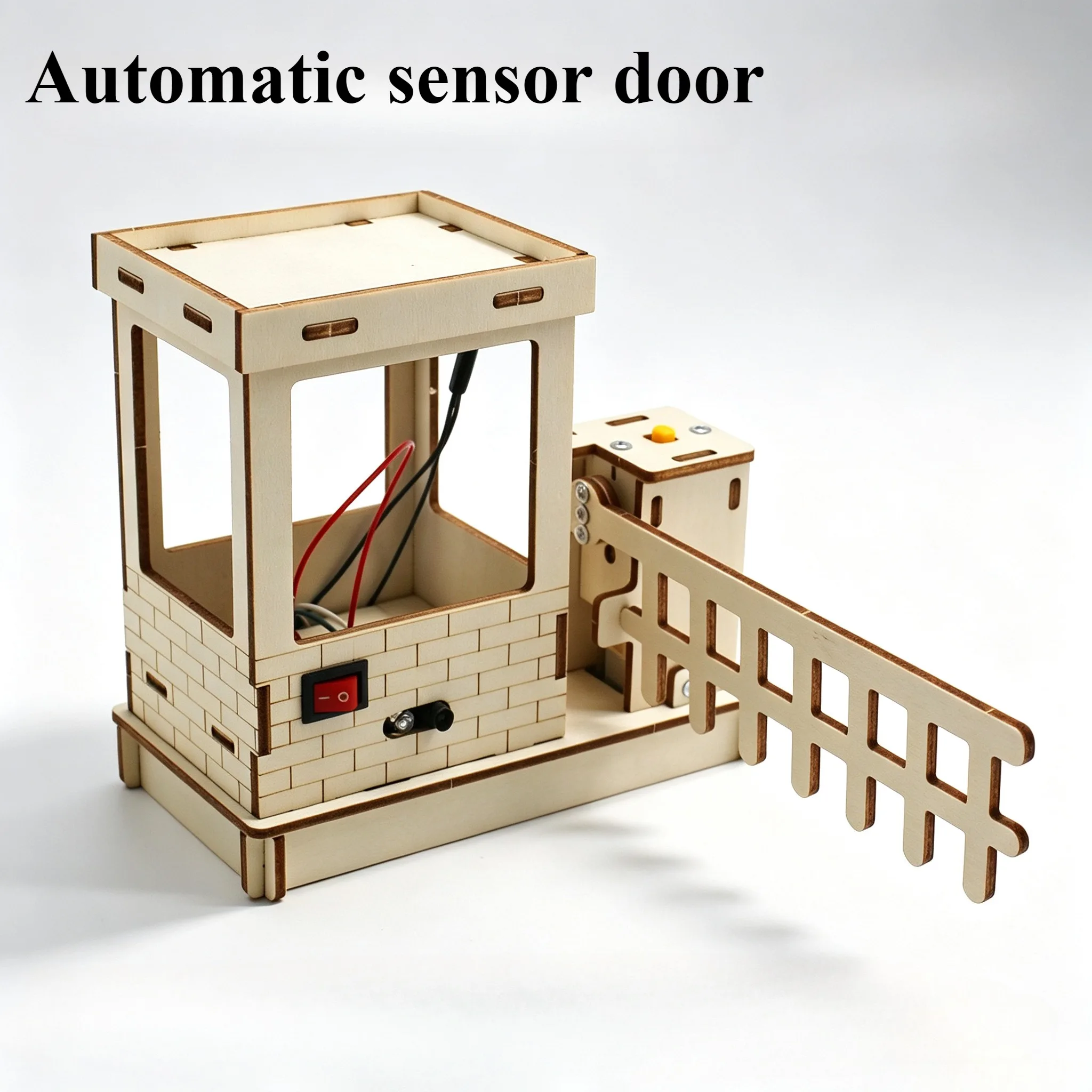 Modèles d'expériences scientifiques et éducatives pour enfants, jouets et cadeaux scientifiques et éducatifs DIY avec capteur intelligent pour porte