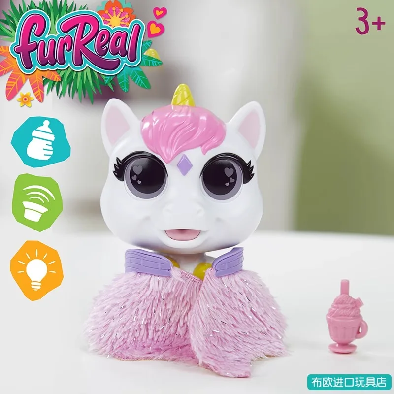 Genuine Hasbro FurReal Flitter Unicorn Airina Kitten Cute Electric Pets Interactive Doll Toys Music Lights Collect Ornaments