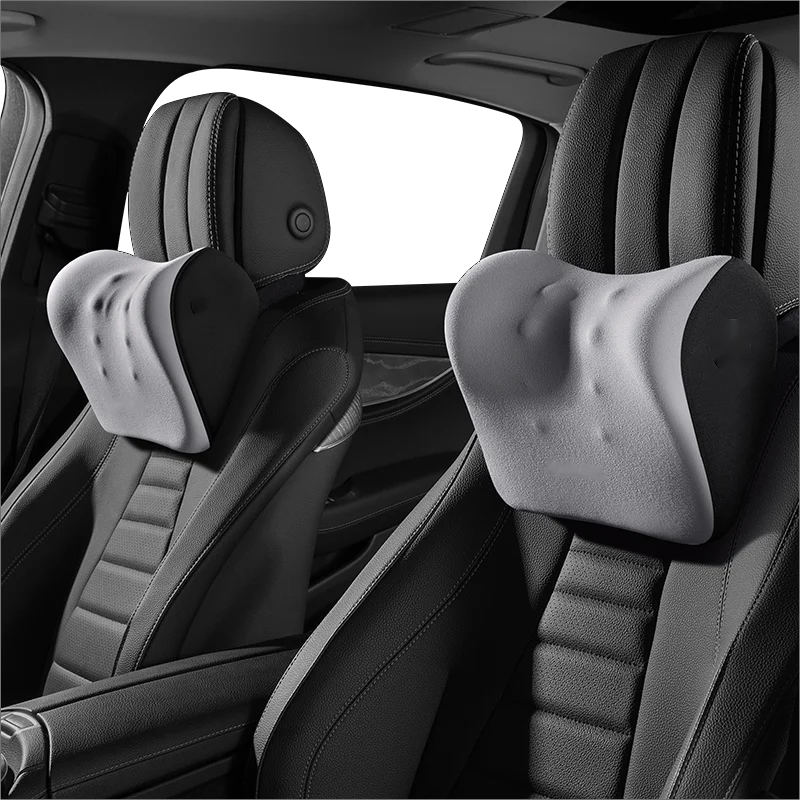 Ergonomisches Nackenstützkissen für den Autositz – Waschbarer Bezug – Reisekissen – Universelle Passform – 100 % Memory-Schaum