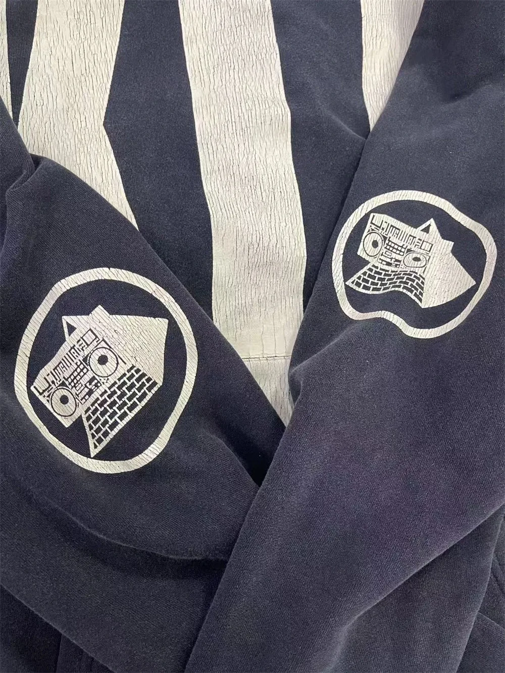 غسلها الأسود سانت KLF معرض محدود هوديي الرجال النساء الأسود الكلاسيكية العارض طباعة بلوزات مقنعين السترة #5