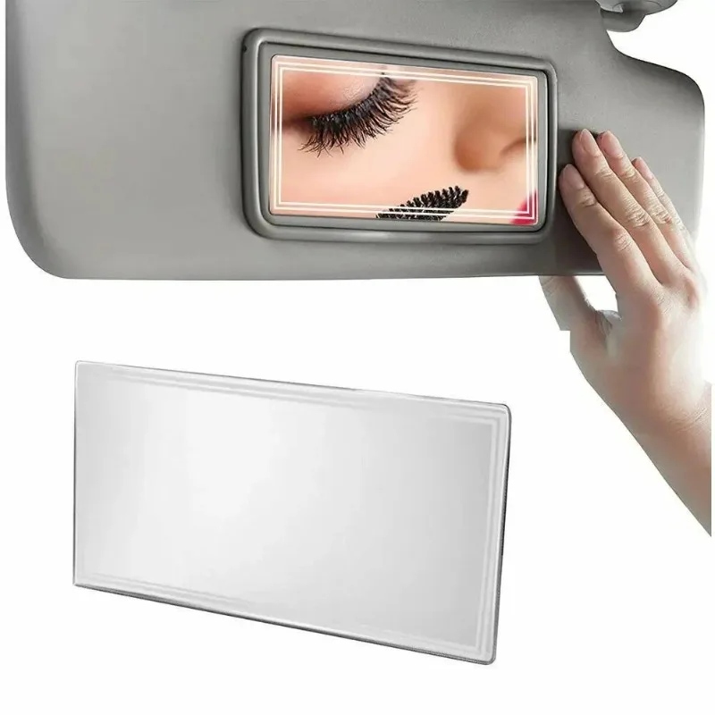 

Портативное зеркало с солнцезащитным козырьком из нержавеющей стали, автоматический солнцезащитный козырек, салон автомобиля, зеркало для макияжа, зеркало заднего вида, автозапчасти