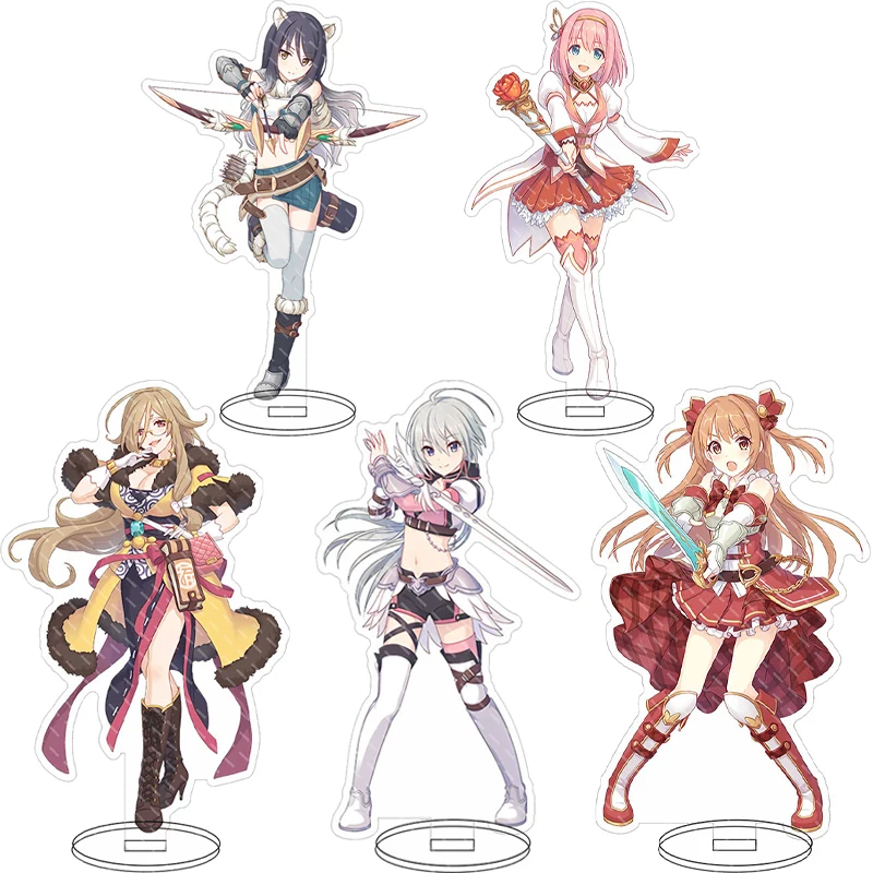 Figurine de jeu d'anime de 16 cm Princess Connect! Re:Dive ‌ ‌   Kusano Yui Sakurai Nozomi Shijo Rei Hodaka Misogi Cos Décorations en acrylique sur support