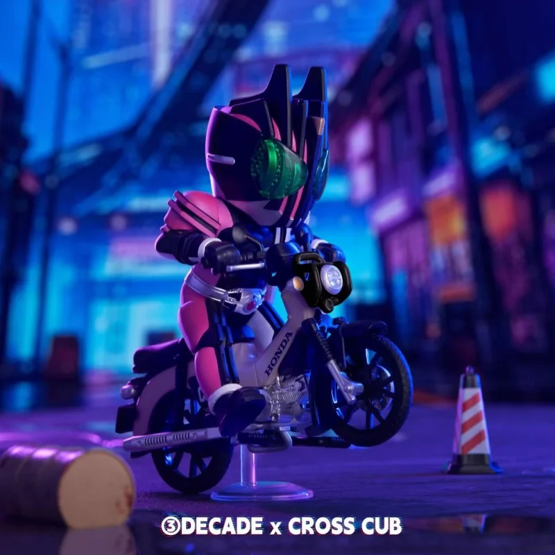 Authentic Bandai Bn Figure Q Series Kamen Rider × Car Blind Box Collaboration Motorcycle Model Toy