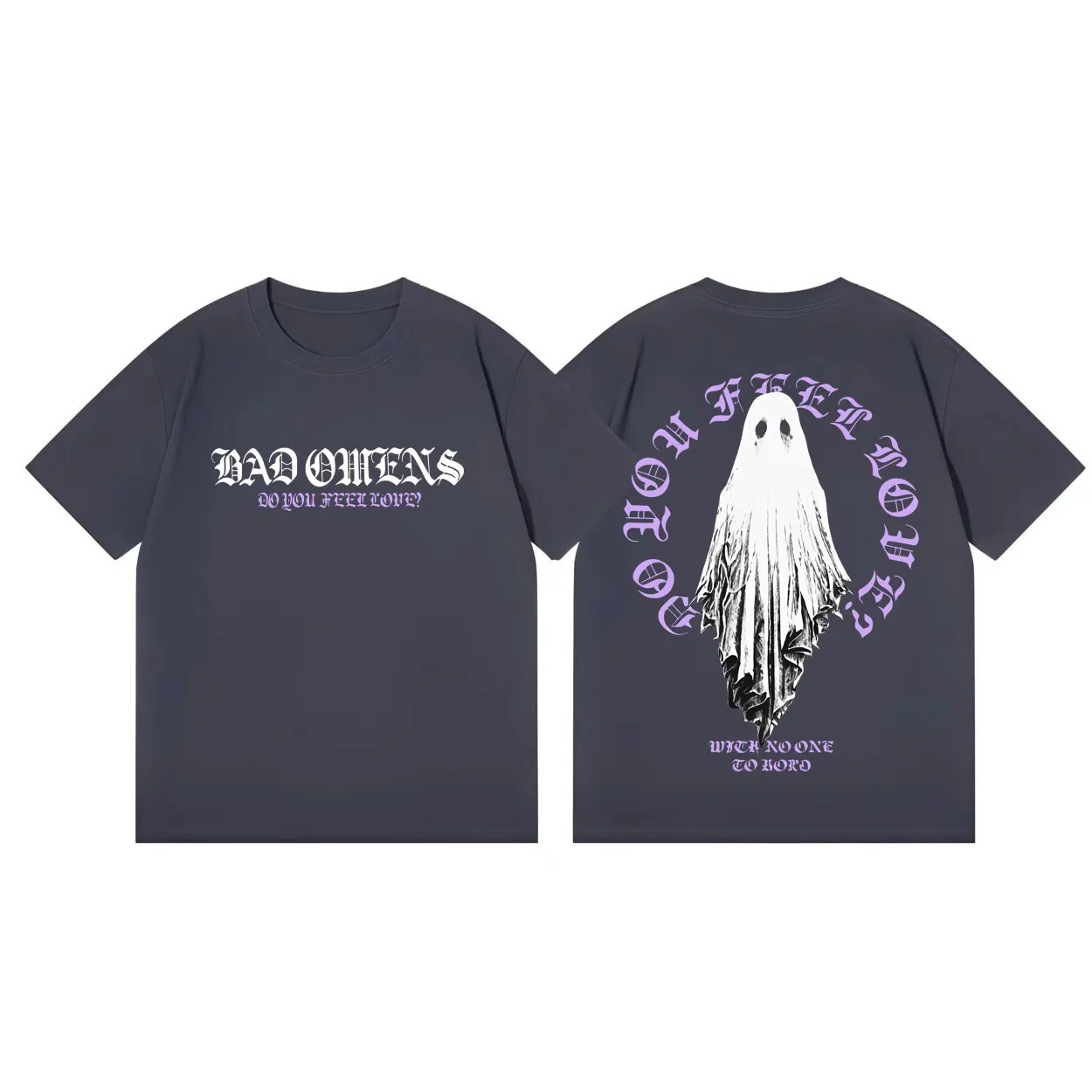 2026 Rock Band Bad Omens Tour 2026 T-shirt Gothic T-shirt Men's Clothing Women's Casual Fashion Streetwear Summer New T Shirt