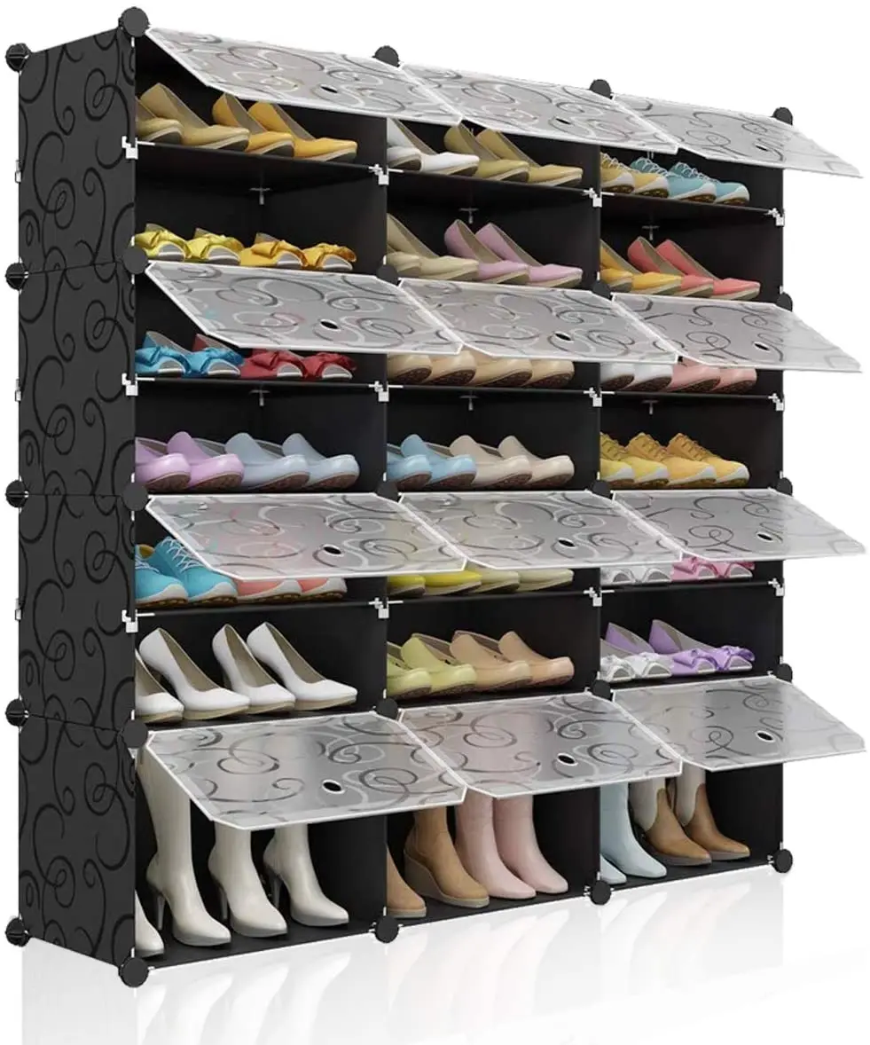 

DIY Combination Shoe Armoire Wardrobe，High Quality Shoebox Plastic Shoebox Big Shoes Locker