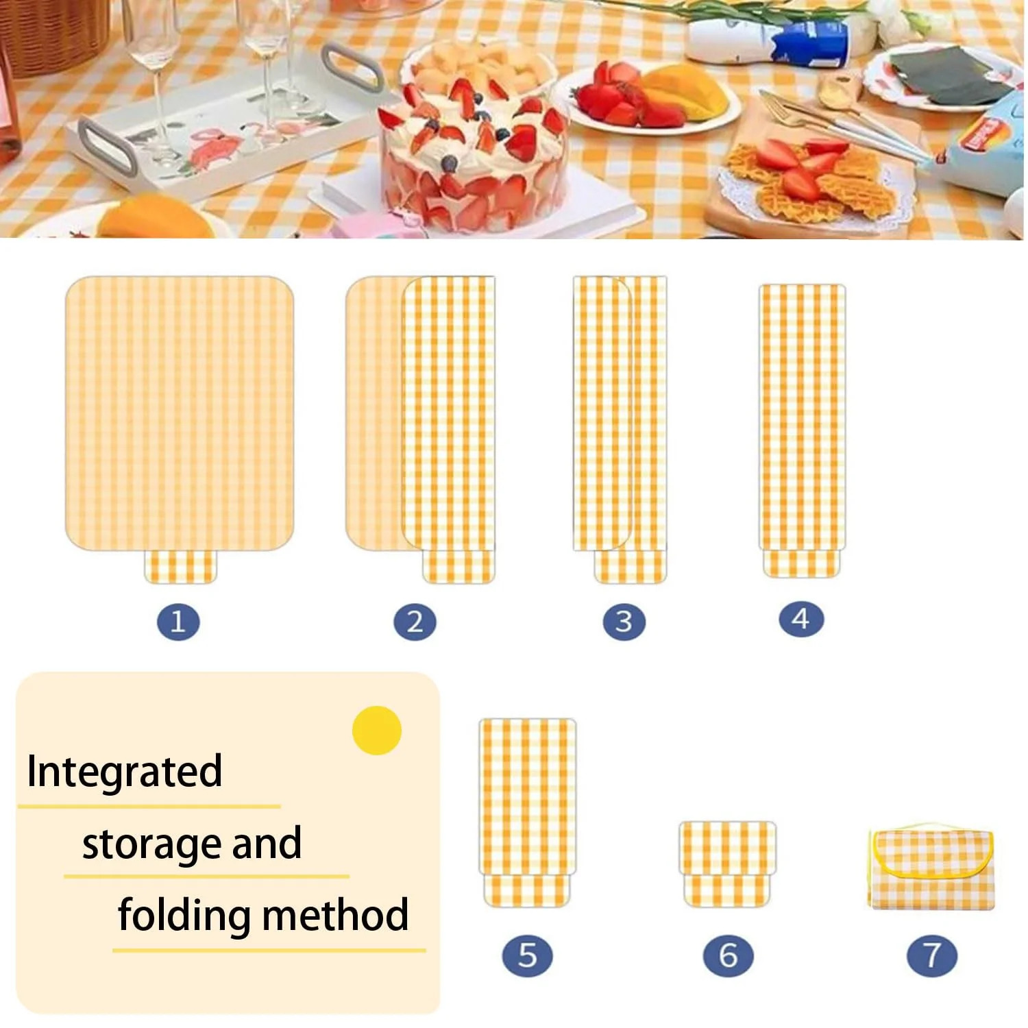 بطانية شاطئ رقيقة محمولة كبيرة جدًا مقاومة للماء، مناسبة للاستخدام في التخييم في الهواء الطلق والعائلات والكبار والأطفال والحيوانات الأليفة #5