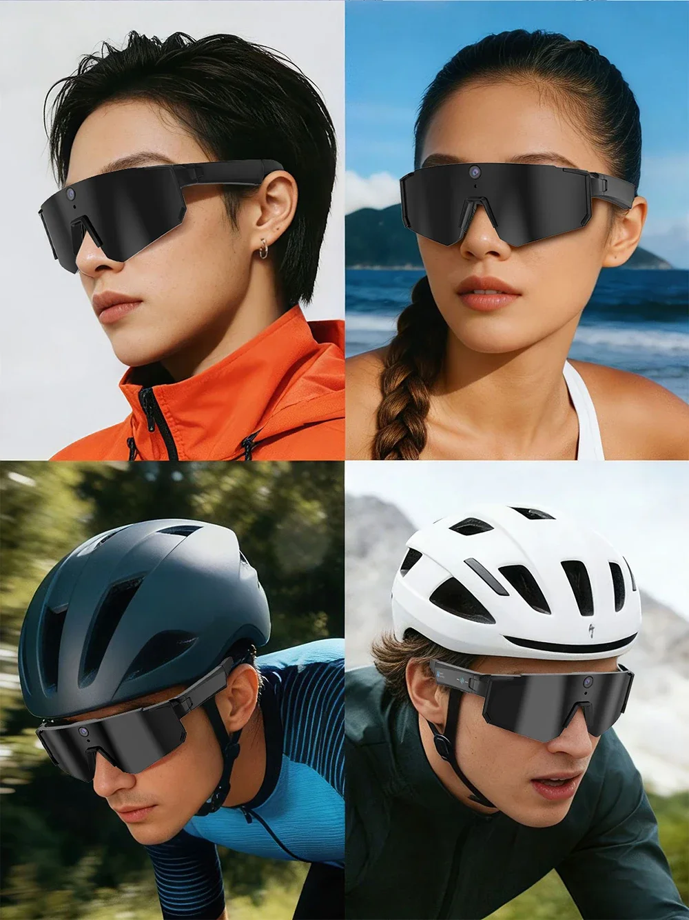 Oneplus AI Smart-Brille 1600W 8K HD Anti-Shake-Kamera Fahrrad-Foto- & Video-Sportsonnenbrille Dual-Mikrofon 32GB Winddichte Schutzbrille 2026 – Detail 19