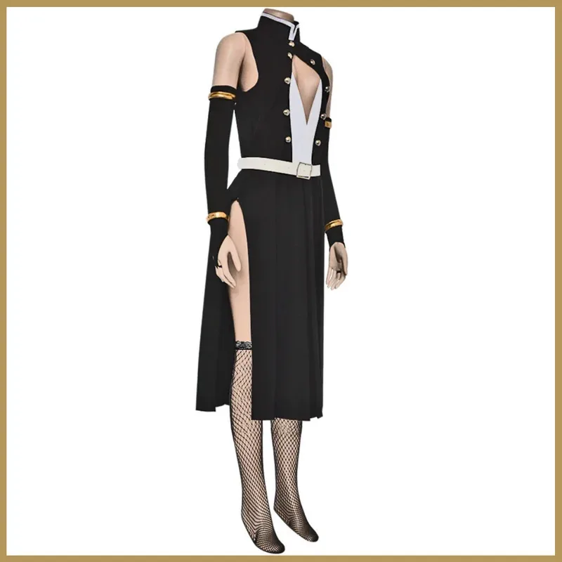 アニメ宇髄天元コスプレ衣装サウンド呼吸女性のセクシーなドレスチーム制服かつら大人女性カーニバルハロウィンスーツ 6gvl;6