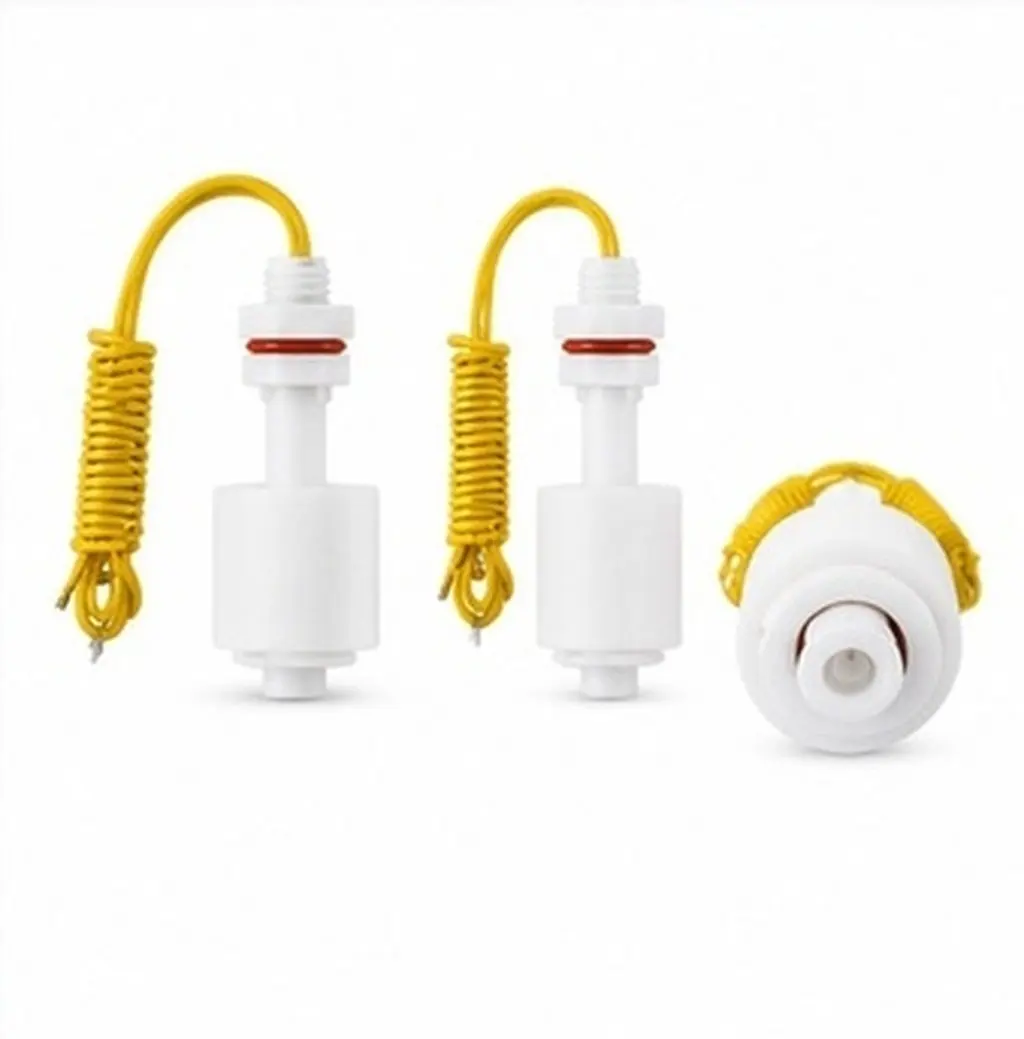 5Pcs Premium Vertical Float Switch Liquid Sensor for Water Tanks Pumps Alarm Systems Easy Install Convertible No Function