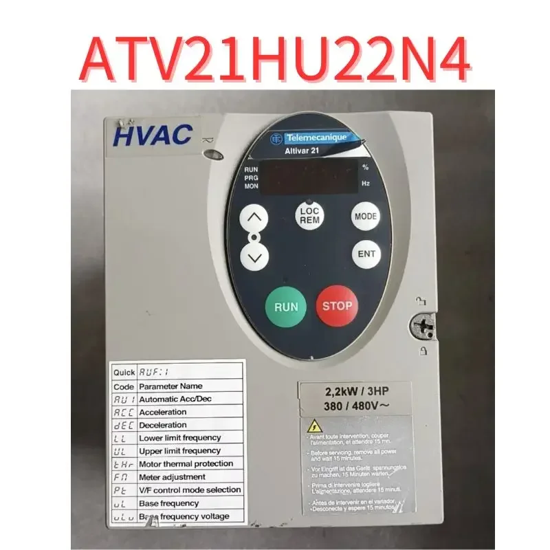 Second-hand Frequency converter ATV21HU22N4 2.2KW 380V test OK