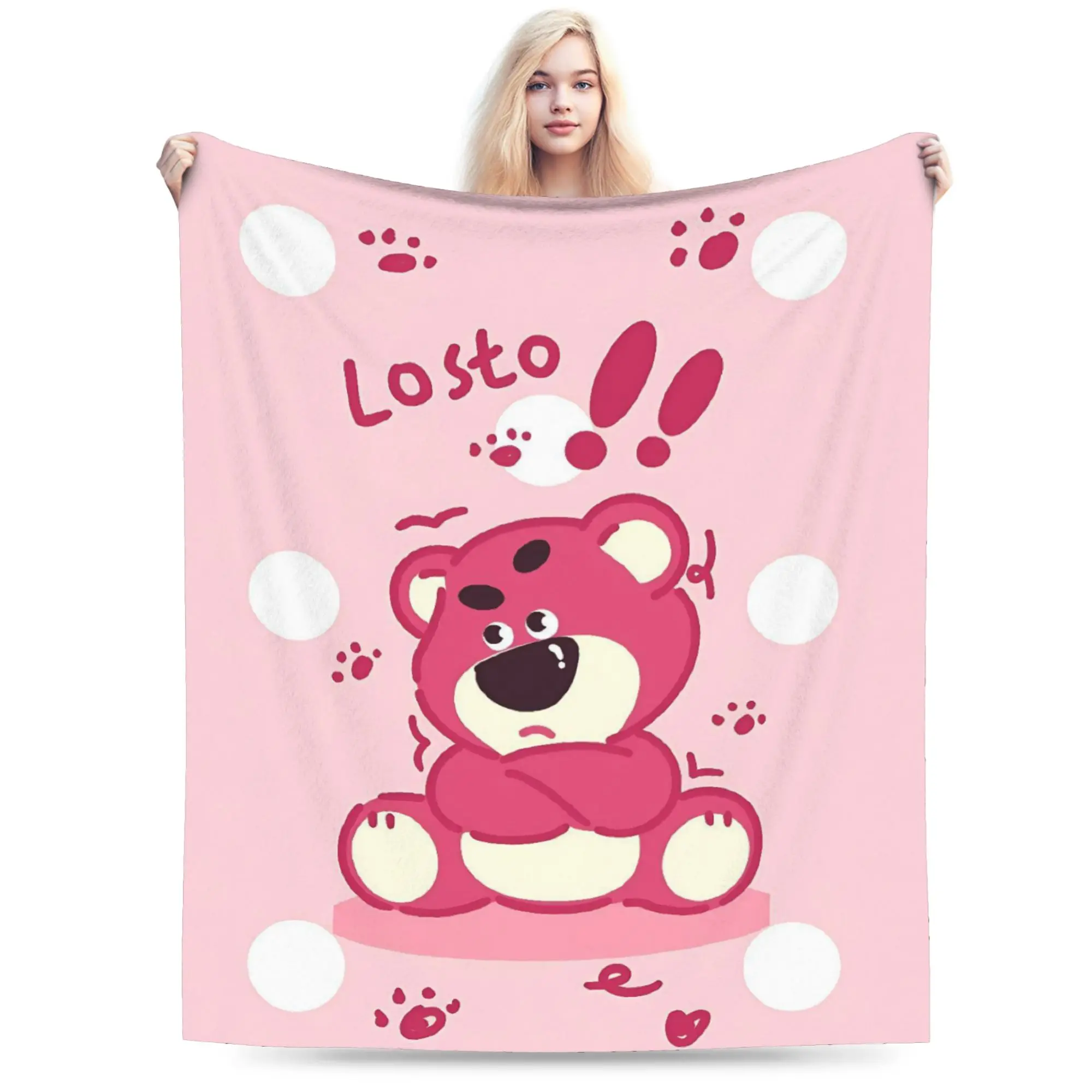 

Одеяло Lots-o'-Huggin' Bear Toy Story, флисовое текстильное декоративное одеяло для дома, уличные постельные принадлежности, пледы