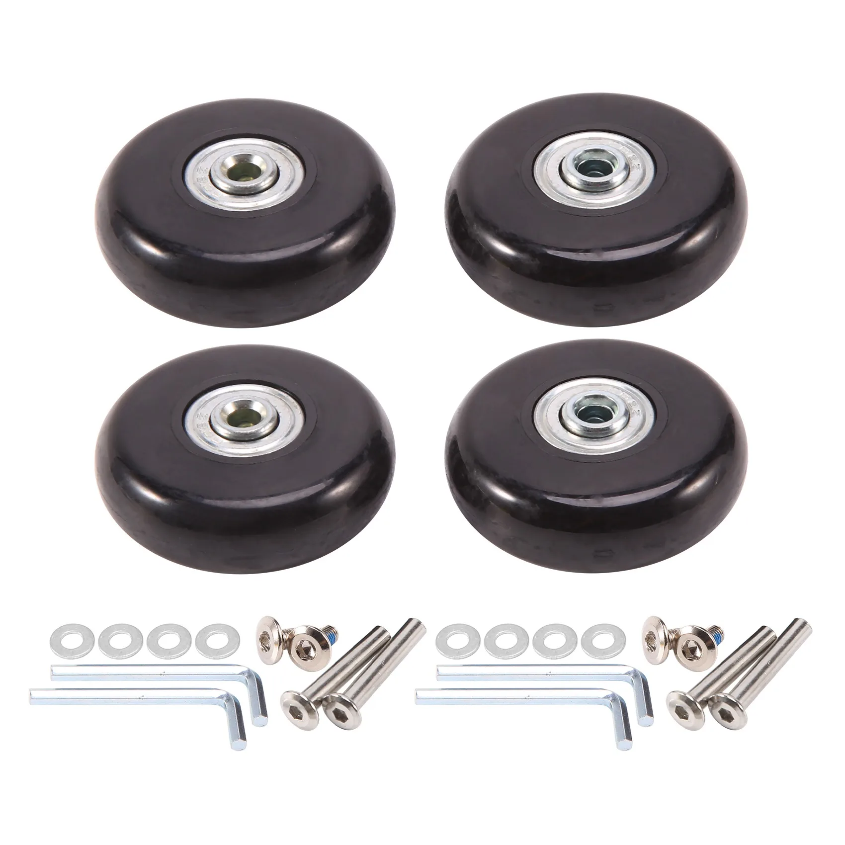 

Luggage Accessories Wheels Aircraft Suitcase Pulley Rollers Mute Wheel Wear-Resistant Parts Repair 55x15mm