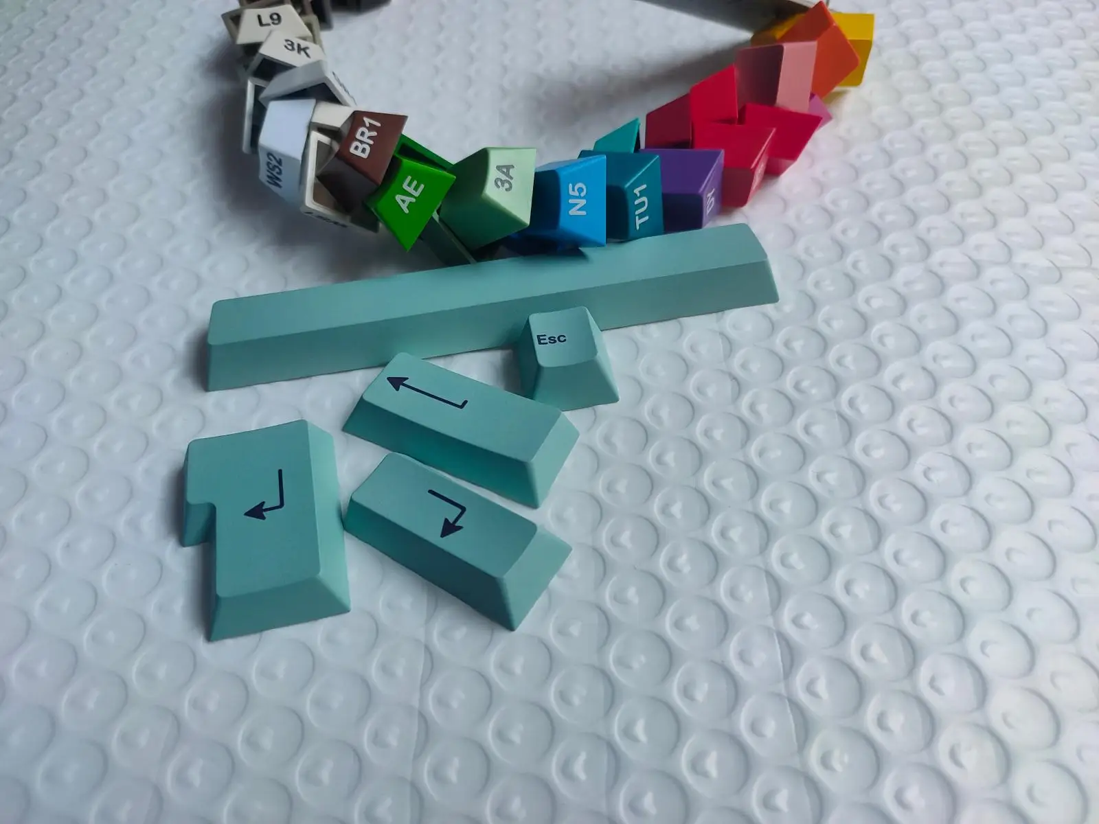 Shenpo Cherry Profile Accents Five Sided PBT Dye Sublimation Keycaps DIY Mechanical Keyboard Keycaps