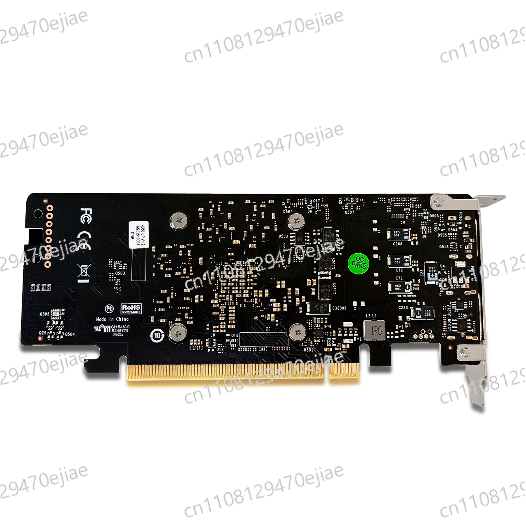 RTX 4070 ITX 8GB Graphics Card, Single-Slot Low Profile GDDR6 GPU, 2560MHz Boost DLSS 3 for 2K Gaming