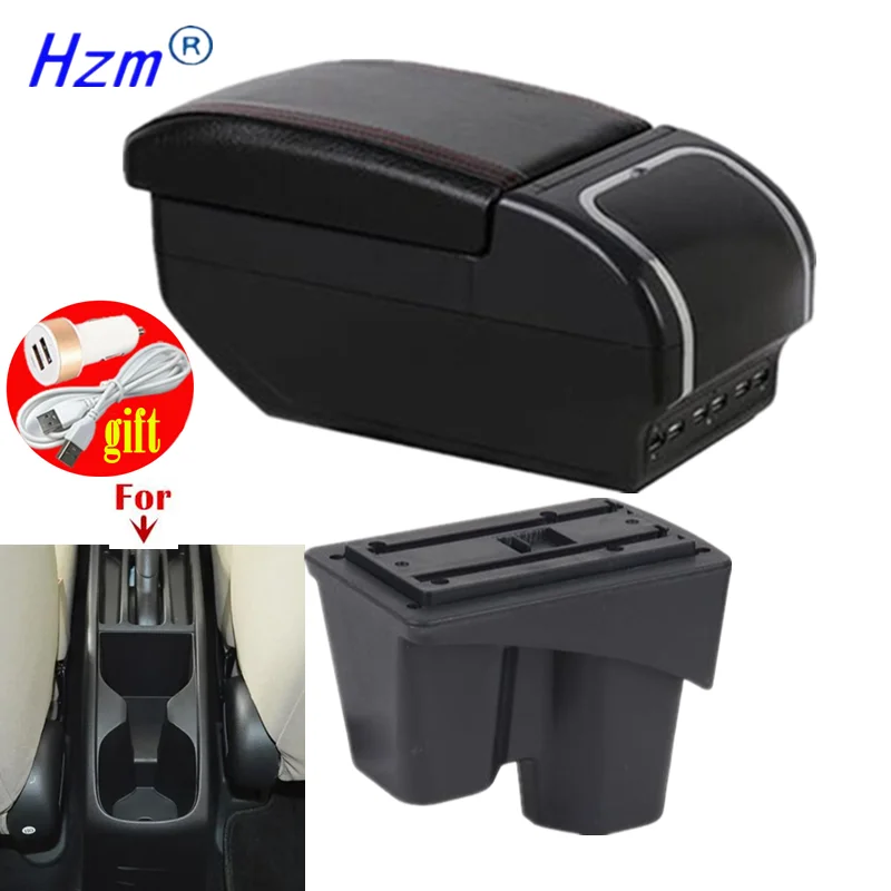 

Автомобильный подлокотник для Honda City, подлокотник для Honda New City, центральный ящик для хранения, интерьер, специальная модернизированная автомобильная коробка