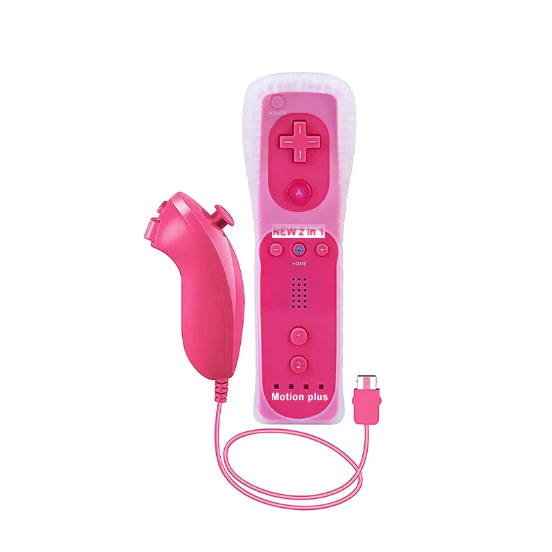 1 ペア Wii ヌンチャクコントローラセットモーションプラスリモコン