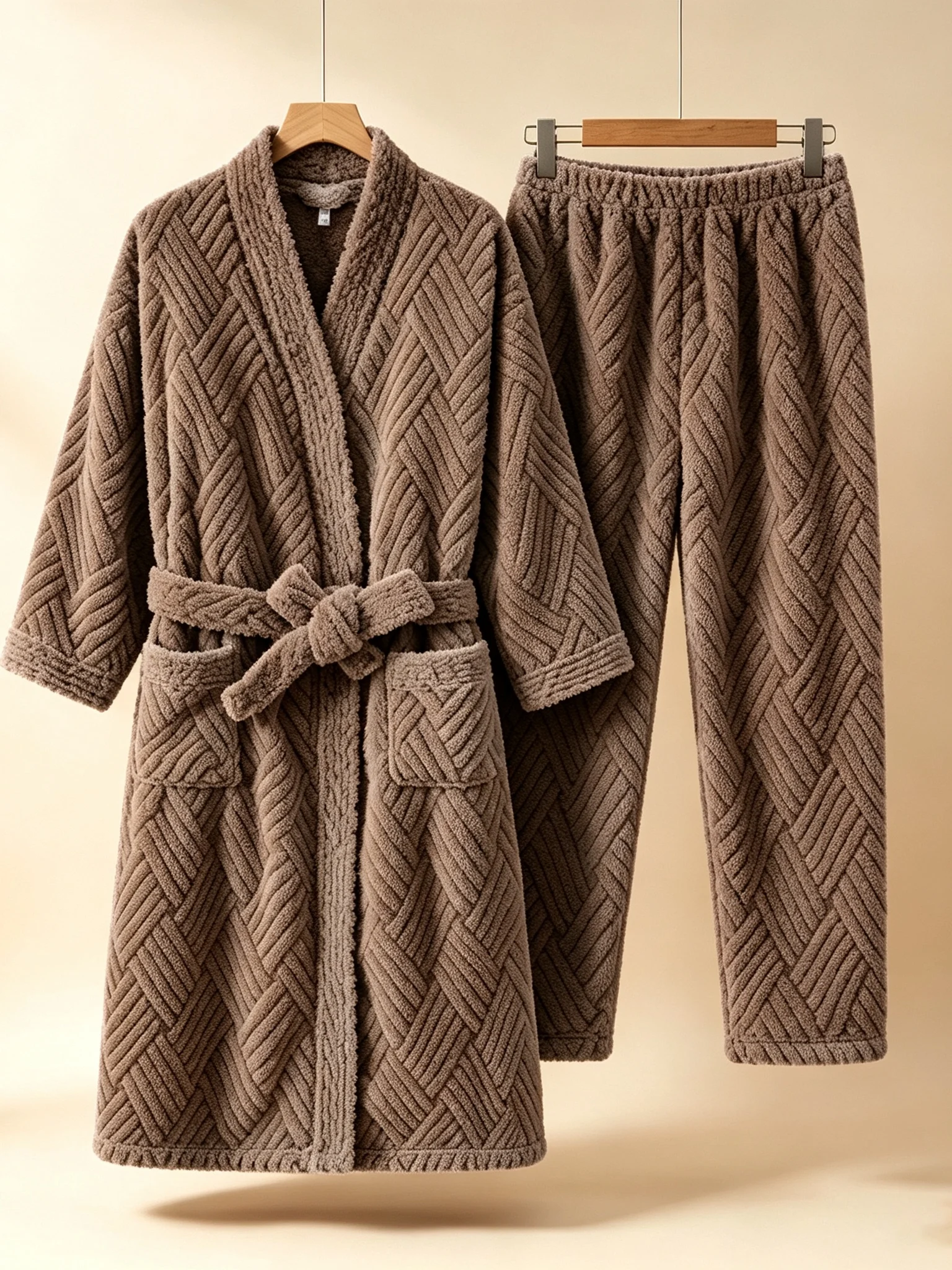 abito-da-notte-da-donna-lungo-in-flanella-spessa-e-pile-corallo-ideale-per-l'inverno-caldo-in-tessuto-di-poliestere-stile-semplice-con-motivo-stampato