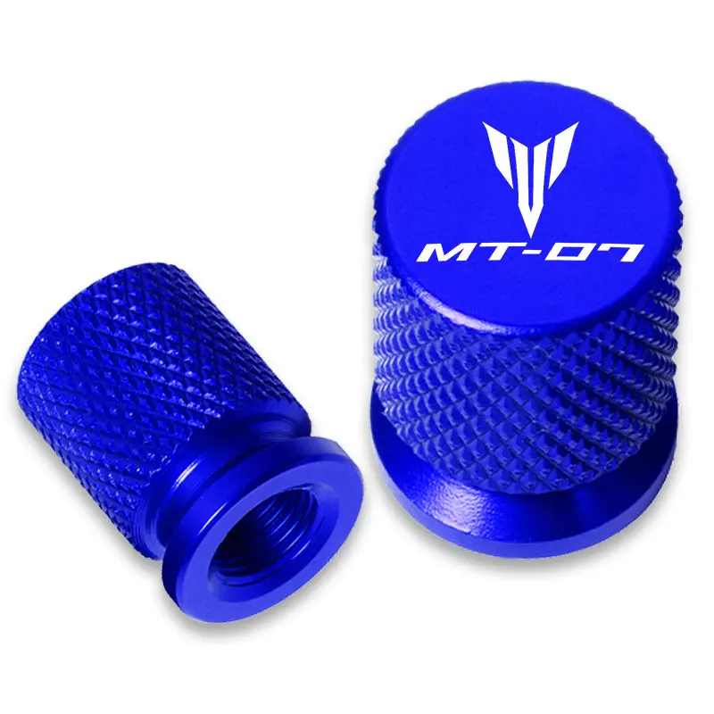 ヤマハ MT-07 MT07 mt 07 全年式 2017 2018 2019-2025 バイク用 CNC ホイール タイヤ バルブ エアポート ステムキャップ アクセサリー 2個セット
