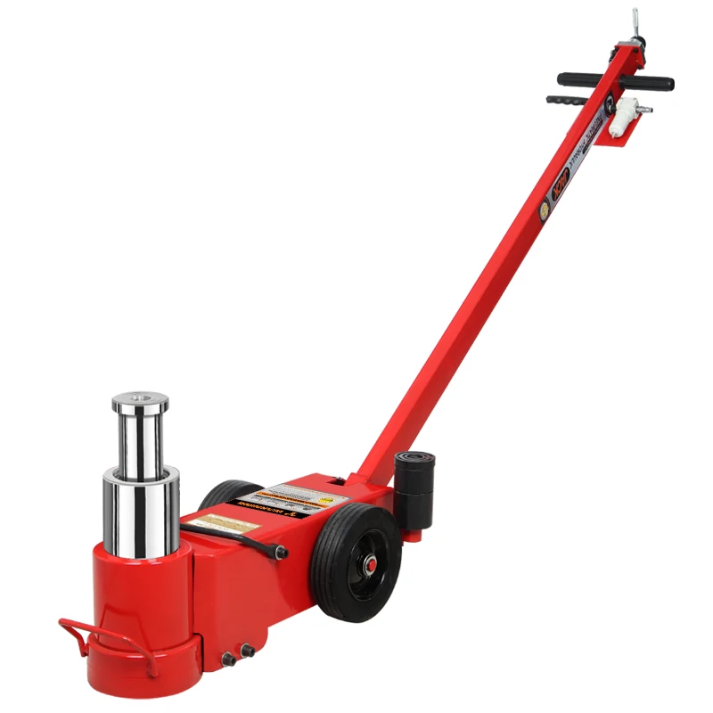 Low Price Portable Truck Hydraulic Trolley Floor Jack For Crane Pneumatic Press 50ton